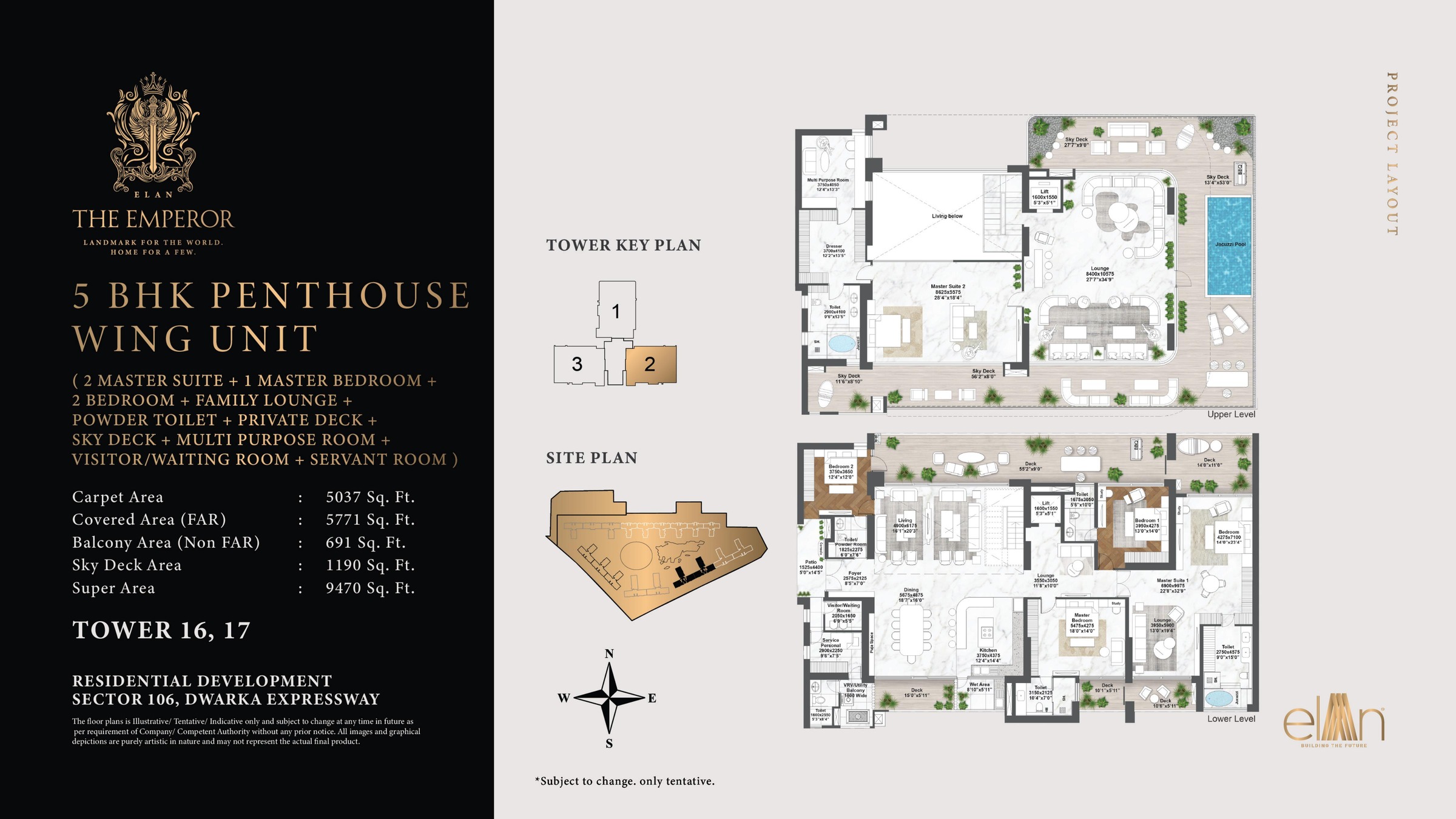 5 BHK Penthouse Wing Unit
