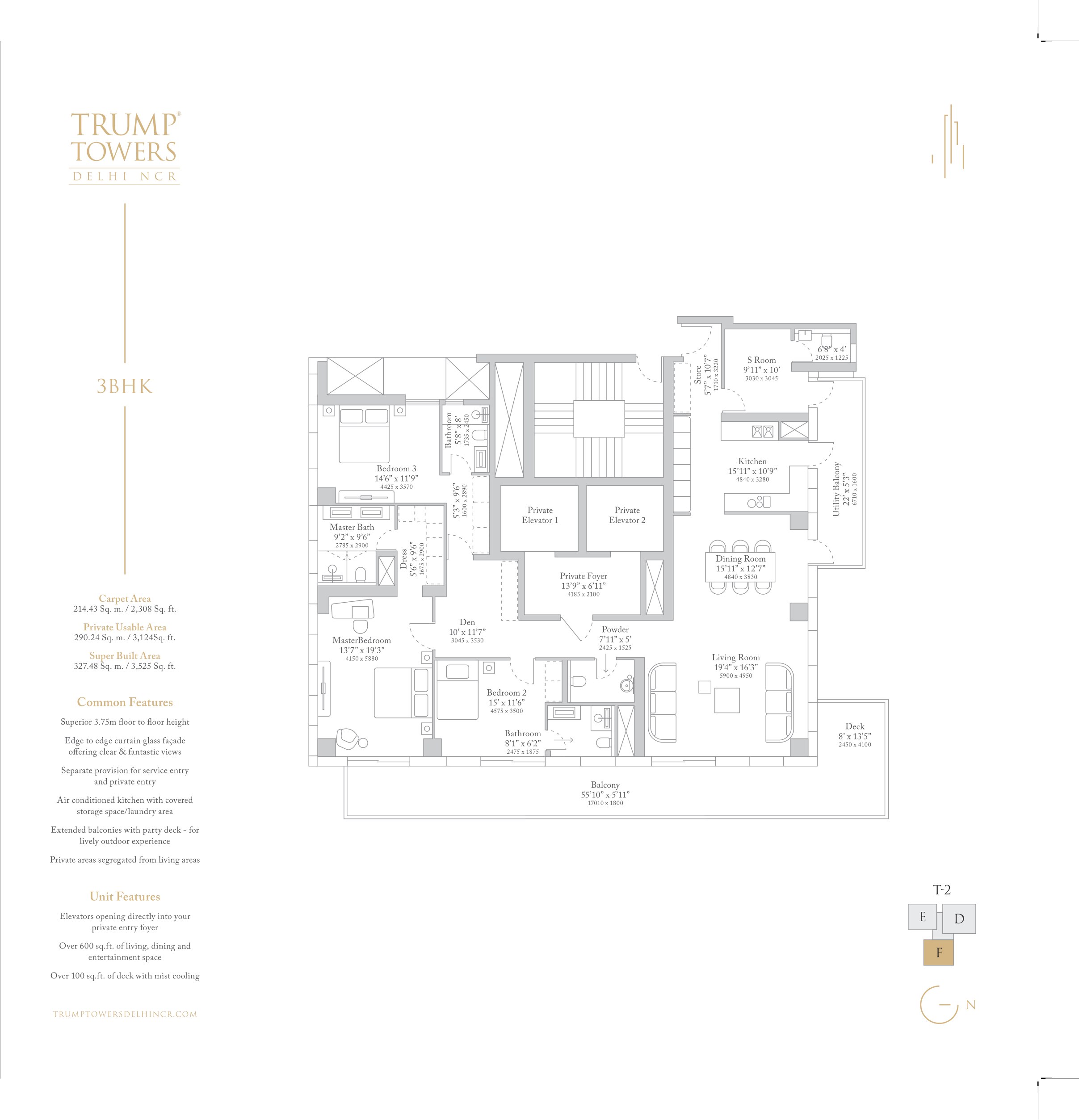 Tower 2 - 3 BHK