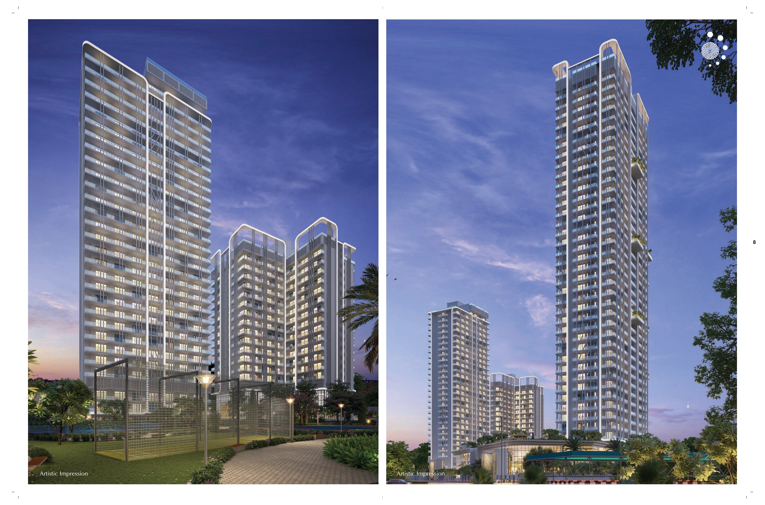 Central Park Delphine project visual from brochure page 9