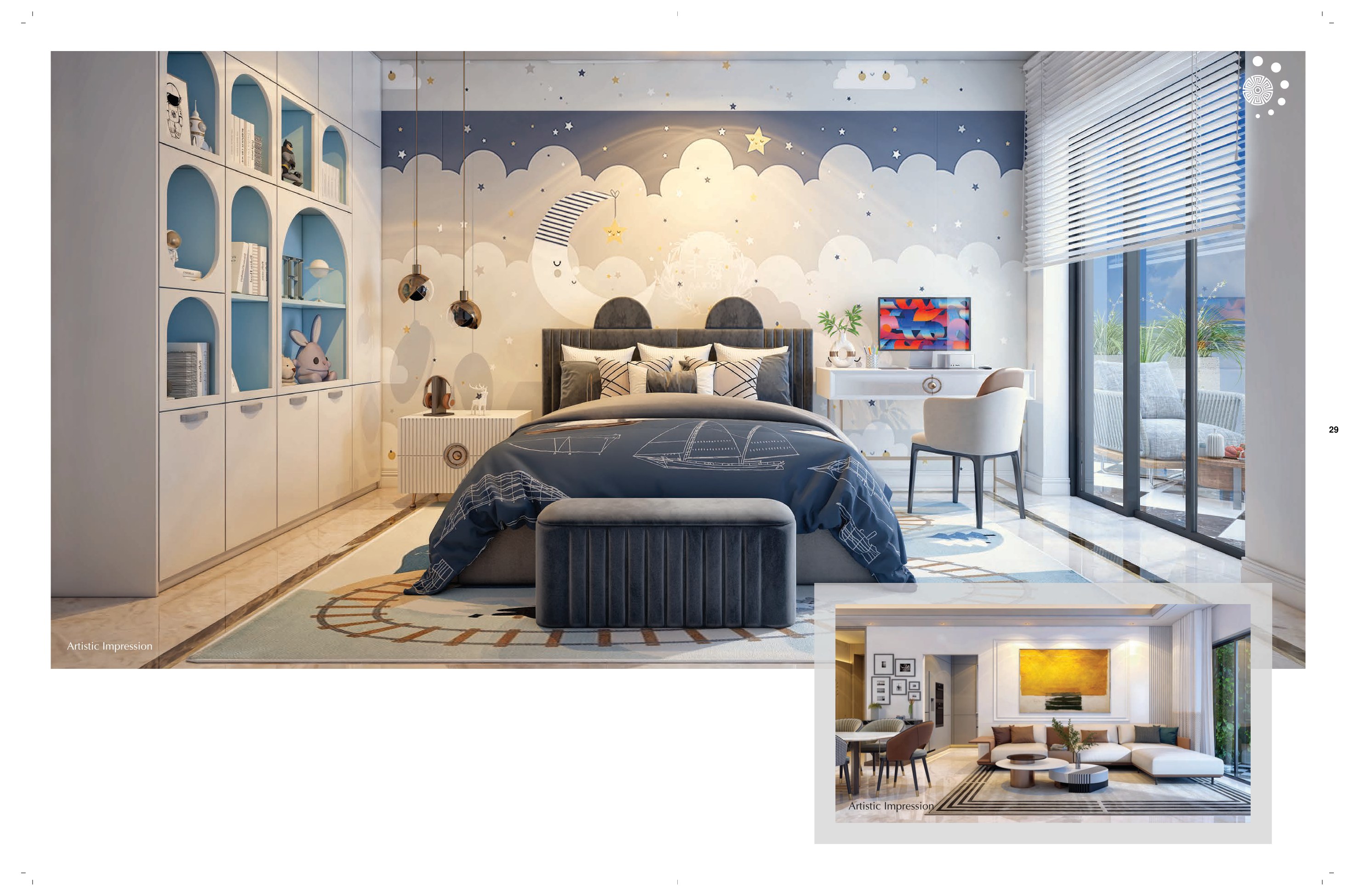 Central Park Delphine project visual from brochure page 30