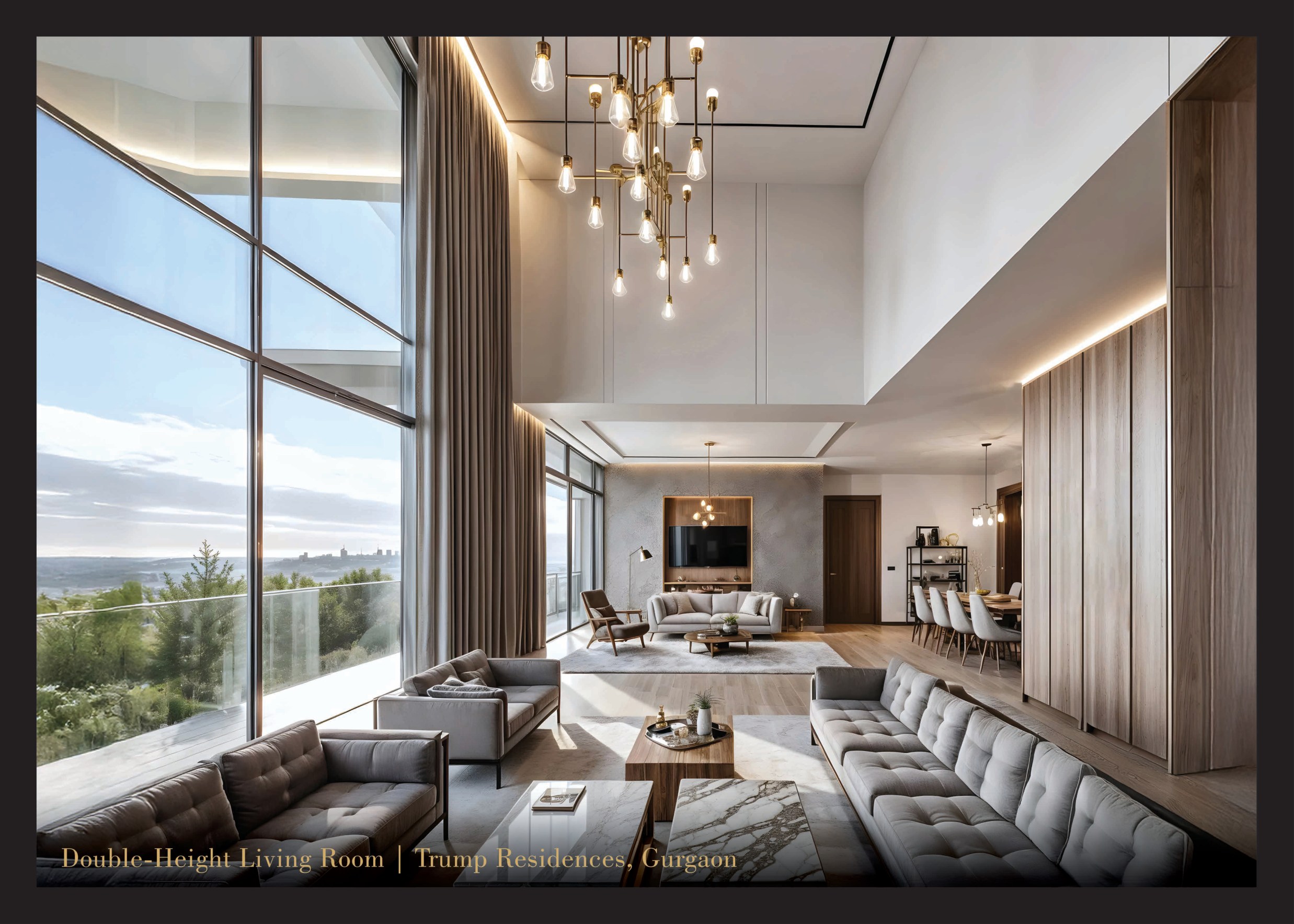 Trump Residences Gurgaon brochure visual, page 13